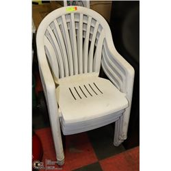 4 PATIO CHAIRS