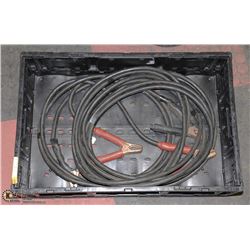CRATE WITH BOOSTER CABLES
