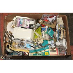 FLAT OF VARIOUS HOUSEHOLD HARDWARE ITEMS