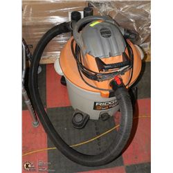 RIDGID 2 IN 1 BLOWER VAC, 16 GALLON, 6.5HP