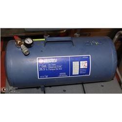 7 GAL AIR TANK WITH PRESSURE GAUGE