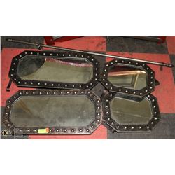 5PC WALL MIRROR SET