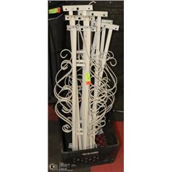 CRATE WITH METAL SECURITY BARS