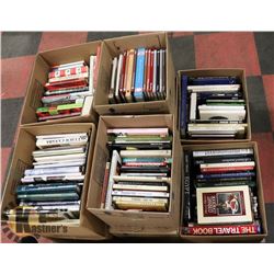 A PALLET OF HARD COVER ASSORTED TITLE BOOKS
