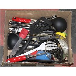 BOX FULL OF BAKING & COOKING ACCESSORIES
