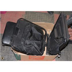 BOX OF 3 FOLD-OPEN CAMP CHAIRS - 2 WITH