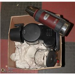 TIM HORTONS COFFEE MAKER (2 CARAFES) AND 6 TIM