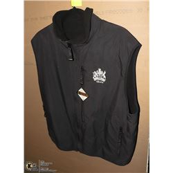 NEW MEN'S BLACK INSULATED VEST WITH