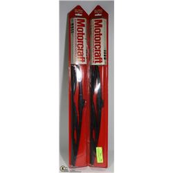 LOT OF 2 MOTORCRAFT AEROFOIL 22" WINDSHIELD WIPERS
