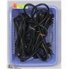 Image 1 : BASKET OF HDMI CORDS, VARIOUS LENGTHS