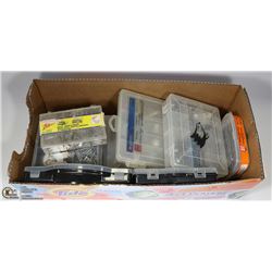 8 HARDWARE ORGANIZERS WITH HARDWARE