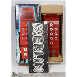 VINTAGE MERLIN VIDEO GAME IN BOX