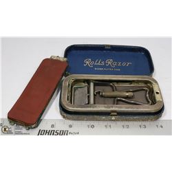 ANTIQUE ROLLS RAZOR SAFETY RAZOR WITH BOX