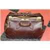 Image 1 : ANTIQUE DOCTORS LEATHER  BAG