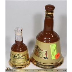 PAIR OF VINTAGE BELL'S OLD SCOTCH WHISKY BOTTLES