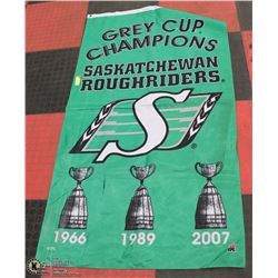SASK ROUGH RIDERS FLAG