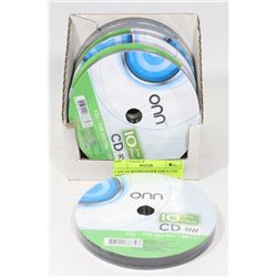 CASE OF 60 ONN CD-RW DISCS (12X, 700MB/MO, 80 MIN)