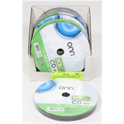 CASE OF 60 ONN CD-RW DISCS (12X, 700MB/MO, 80 MIN)