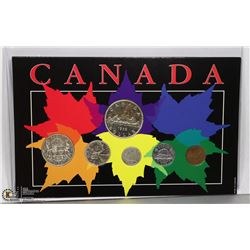 1952 SILVER CANADA 6 COIN COLLECTOR SET