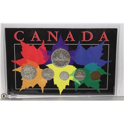 1950 SILVER CANADA 6 COIN COLLECTOR SET