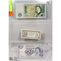 LOT OF 3 FOREIGN NOTES