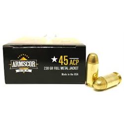 ARMSCOR AMMO 45ACP 230GR FMJ - 300 Rds