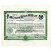 Image 1 : Platanillo Mines Company of Mexico., 1906 Stock Certificate