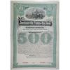 Image 1 : Jacksonville, Tampa and Key West Railway Co., 1889 Specimen Bond Rarity.