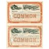 Image 2 : Missouri Kansas & Texas Railway Co., 1897-1909 Group of Cancelled Stock Certificates