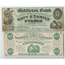 Advertising Note Pair, ND (ca.1880's)