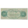 Image 2 : Bryant & Stratton's International College Bank, 1865, $500 Issued College Currency Obsolete Note.