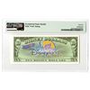 Image 2 : Disney Dollars, Mickey & Minnie - Disneyland Resort, Series 2001, $10 Specimen Banknote Rarity.