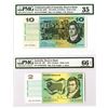 Image 1 : Reserve Bank of Australia. 1972 and 1979. Issued Banknote Pair