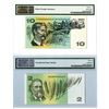 Image 2 : Reserve Bank of Australia. 1972 and 1979. Issued Banknote Pair