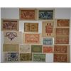 Image 1 : Various Austrian Authorities. 1920s. Lot of 18 Notgeld Proofs, Errors or Printer's Waste Notes.