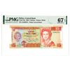Image 1 : Central Bank of Belize. 1990. Lot of 2 High Grade Banknotes.
