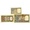 Image 2 : Military Administration of Burma. ND (1945). Trio of Issued Notes.