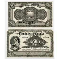 Dominion of Canada, 1918 Original Mockup Photo Proof