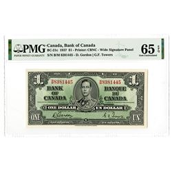 Bank of Canada. 1937. Issued Banknote.