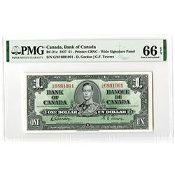 Bank of Canada. 1937. Issued Banknote.