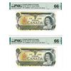 Image 1 : Bank of Canada. 1973. High Grade Low Serial number Sequential Issued Notes.