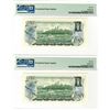 Image 2 : Bank of Canada. 1973. High Grade Low Serial number Sequential Issued Notes.