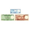Image 2 : Government of Fiji & Isle of Man Government. ND (1969)-ND (1979). Trio of Issued Notes.