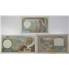 Image 2 : Banque de France. 1939-1941. Lot of 3 Issued Notes.