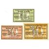 Image 1 : Gottes Segen Hard Coal Construction Association in Lugau. 1918. Trio of Issued Notes.