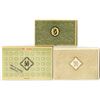 Image 2 : Town of Baden-Baden. 1918. Trio of Issued Notes.