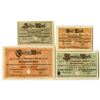Image 1 : Town of Eisenach. 1918. Lot of 4 Issued Notes.