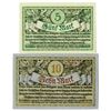 Image 2 : Town of Rochlitz. 1918. Pair of Issued Notes.