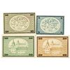 Image 2 : Town of Rudolstadt. 1918. Lot of 4 Issued Notes.