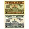 Image 1 : Town of Zeulenroda. 1918. Pair of Issued Notes.